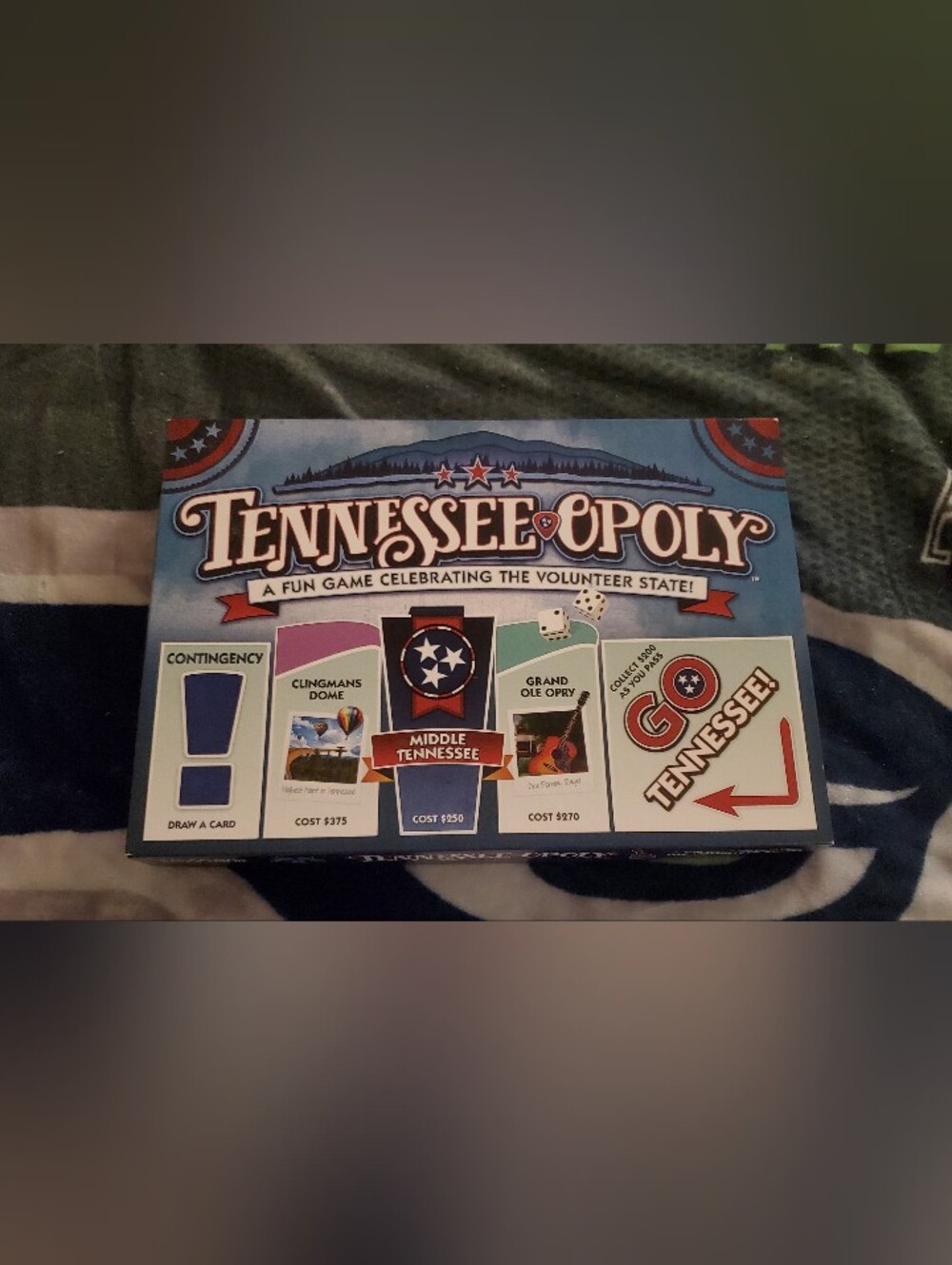 Late for the Sky Tennessee-Opoly Board Game - Open Box NEW
